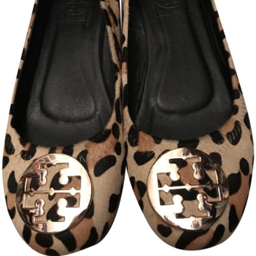 ❤️SOLD❤️Tory Burch Reva Flats-Leopard